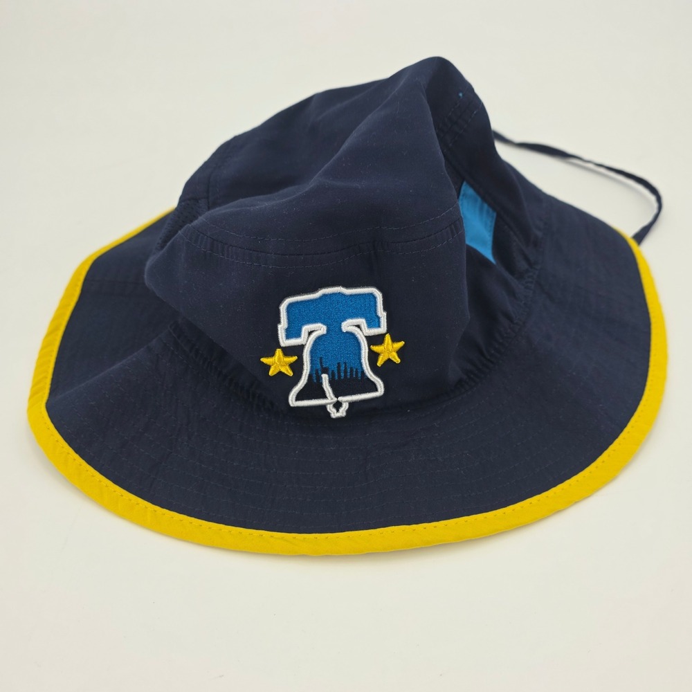 PHILADELPHIA PHILLIES MILLER LITE FLOPPY BUCKET HAT BLUE MELONWEAR LIBERTY BELL